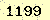 請輸入此驗證碼 : 1199