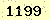 請輸入此驗證碼 : 1199