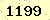 請輸入此驗證碼 : 1199