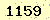 請輸入此驗證碼 : 1159