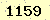 請輸入此驗證碼 : 1159