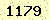 請輸入此驗證碼 : 1179