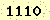 請輸入此驗證碼 : 1110