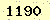 請輸入此驗證碼 : 1190