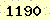 請輸入此驗證碼 : 1190