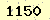 請輸入此驗證碼 : 1150