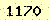 請輸入此驗證碼 : 1170