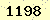 請輸入此驗證碼 : 1198