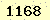請輸入此驗證碼 : 1168