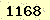 請輸入此驗證碼 : 1168