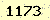 請輸入此驗證碼 : 1173