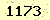 請輸入此驗證碼 : 1173