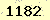 請輸入此驗證碼 : 1182