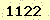 請輸入此驗證碼 : 1122