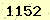 請輸入此驗證碼 : 1152