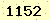 請輸入此驗證碼 : 1152