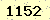 請輸入此驗證碼 : 1152