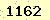 請輸入此驗證碼 : 1162