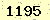 請輸入此驗證碼 : 1195