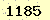 請輸入此驗證碼 : 1185