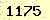 請輸入此驗證碼 : 1175