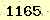 請輸入此驗證碼 : 1165