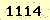 請輸入此驗證碼 : 1114