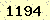 請輸入此驗證碼 : 1194