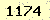 請輸入此驗證碼 : 1174