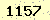 請輸入此驗證碼 : 1157