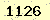 請輸入此驗證碼 : 1126
