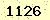 請輸入此驗證碼 : 1126