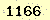 請輸入此驗證碼 : 1166