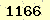 請輸入此驗證碼 : 1166