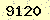 請輸入此驗證碼 : 9120