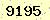 請輸入此驗證碼 : 9195