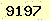 請輸入此驗證碼 : 9197
