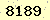 請輸入此驗證碼 : 8189