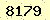 請輸入此驗證碼 : 8179