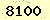請輸入此驗證碼 : 8100