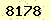 請輸入此驗證碼 : 8178