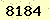 請輸入此驗證碼 : 8184