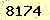 請輸入此驗證碼 : 8174