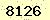 請輸入此驗證碼 : 8126