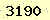 請輸入此驗證碼 : 3190