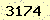 請輸入此驗證碼 : 3174
