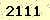 請輸入此驗證碼 : 2111