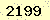 請輸入此驗證碼 : 2199