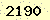 請輸入此驗證碼 : 2190