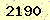 請輸入此驗證碼 : 2190